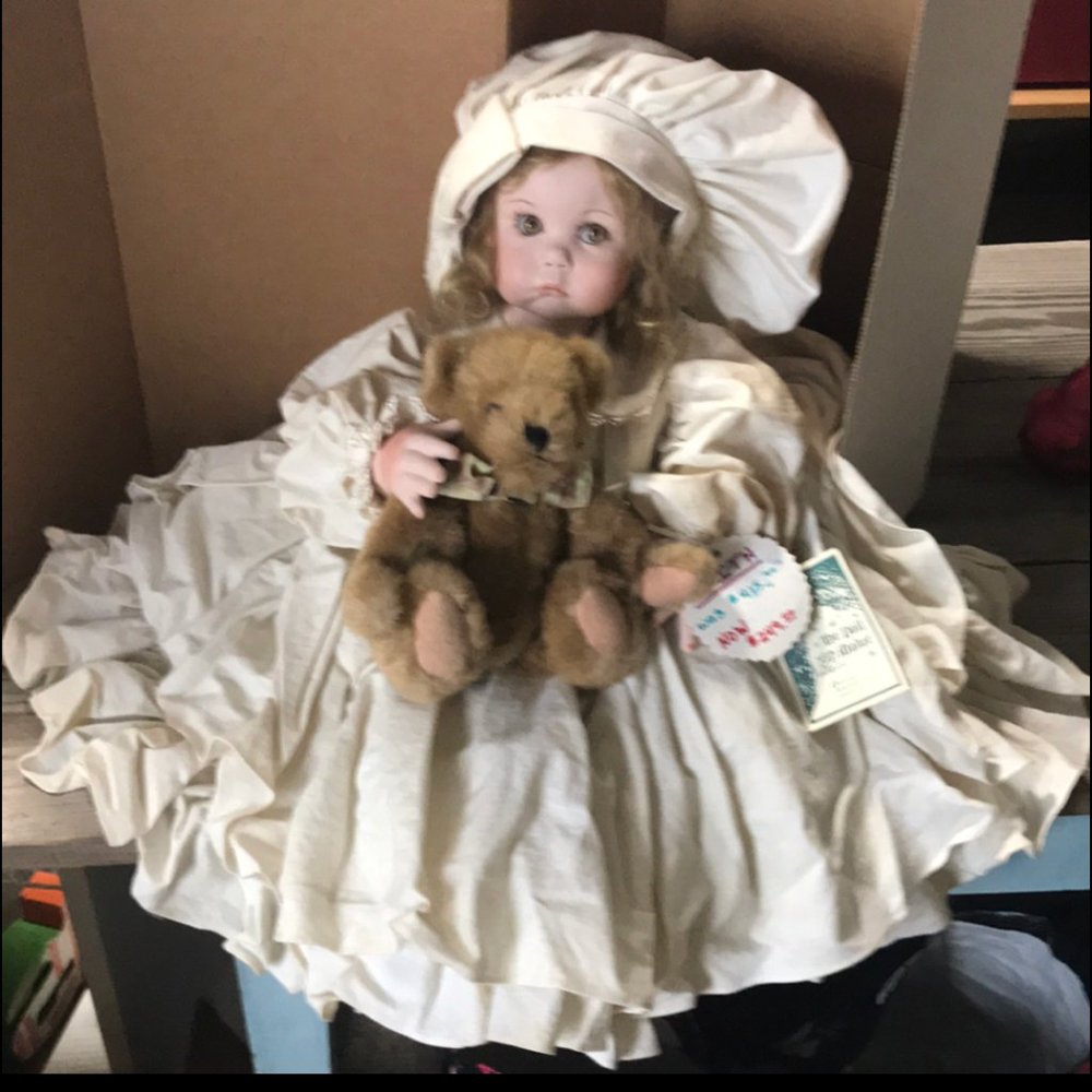 The Doll Maker Full Porcelain Doll " Edith"